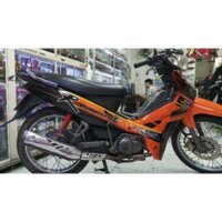 Tem xe xe sirius đen cam