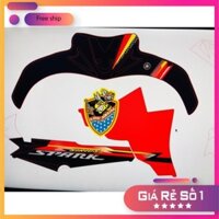 Tem xe xe sirius fi spark đỏ đen