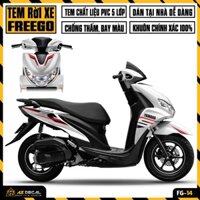 Tem Xe Yamaha FreeGo 125 / S 2018 - 2022 Hiện Đại | FG-14 | Decal Rời Cao Cấp, Chống Nước, Dễ Dán Mẫu Mới Nhất