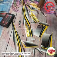 TEM XE YAMAHA SIRIUS RC MÀU VÀNG ĐEN