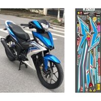 TEM ZIN WINNER V1 MÀU XANH TRẮNG - Decal Cao Cấp