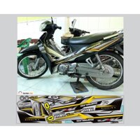 TEM ZIN XE MÁY - TEM ZIN SIRIUS RC VÀNG ĐEN BẠC - TEM RC SIRIUS