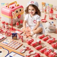 Temi Bác Sĩ Đồ Chơi Cho Trẻ Em Bác Sĩ Giả Vờ Chơi Trẻ Em Y Tế Nha Sĩ Dụng Cụ Ống Nghe Đồ Chơi Giáo Dục Nha Sĩ Nhập Vai Chơi