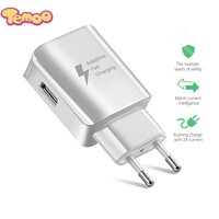 Temoo 3A Sạc Nhanh Quick Charge 2.0 Sạc USB EU Tường Di Động Adapter Sạc Điện Thoại Cho Iphone X Max 7 8 QC2.0 sạc Nhanh Cho Samsung Xiaomi