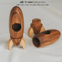 Tên Lửa Đồ Chơi Gỗ Cho Bé, Đồ Chơi Gỗ Tí Hon, Mô Hình Tên Lửa Gỗ Giúp Bé Toả Sức Tưởng Tượng Và Sáng Tạo