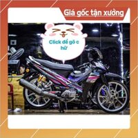 Ten rời xe Sirius xăng cơ dán xe đen