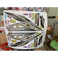 Ten rời xe Sonic 150 đen nhám