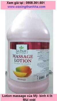 tên sản phẩm : Lotion massage body của Mỹ- Mùi xoài