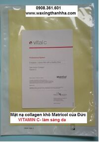 tên sản phẩm : Mặt nạ Collagen MATRICOL- Viatmin C