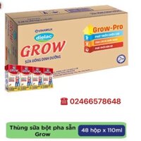 Tên sản phẩm: Thùng 48 hộp Sữa bột pha sẵn Dielac Grow 110ml