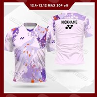 [Tên & Số tùy chỉnh miễn phí] Áo cầu lông Áo cầu lông YONEX mới nhất Áo thun tên và Logo tùy chỉnh miễn phí Áo thun ANTI-BACTERIA