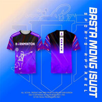 [Tên và số tùy chỉnh miễn phí] Áo cầu lông mới nhất Áo cầu lông Tên và Logo tùy chỉnh miễn phí Áo thun ANTI-BACTERIA