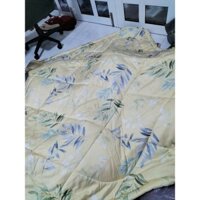 tencel gỗ trầm lá vàng, siêu mềm mát