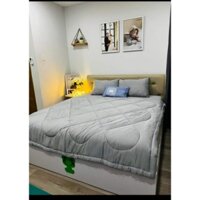 tencel lụa xám, 100% chất vải là Tencel 80s siêu mềm mịn, thông thoáng kháng khuẩn