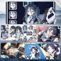 Tendou Arisu mouse pad Blue Archive gaming keyboard pad AL-1S table pad anime ACGN diy animation Rubber padded student computer pad