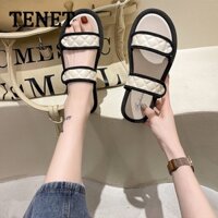 TENET  Dép sandal nữ Hở Ngón Đế Dày Sang trọng Đa dạng Đệm êm Đi biển FDL2300MR5 41Z231012