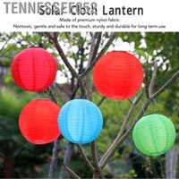 Tennessee052 Đèn lồng vải treo năng lượng mặt trời nylon kiểu Trung Quốc di động cho sân