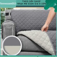 Tennessee052 Tấm trải giường cho chó không thấm nước Chăn thú cưng Sofa có thể giặt được Đệm ngồi đôi màu xám