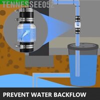 Tennessee052 Van kiểm tra máy bơm bể phốt nước thải im lặng Dễ dàng cài đặt hồ bơi Rõ ràng mùa xuân nạp Flapper Nhựa Thép không gỉ cho hệ thống nước
