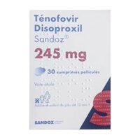Tenofovir Disoproxil 245mg Sandoz 30 viên – Điều trị viêm gan B
