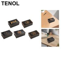 Tenol Tarots Cards Case Collectible Card Holder Hình chữ nhật di động Nhà đa năng