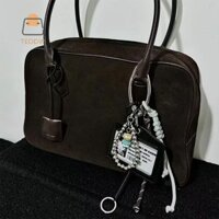 Teodw Đen Hello Kitty Đựng Thẻ Móc Khóa Ngọt Ngào Mát Sanrio KT Hạt Mèo Mặt Dây Chuyền Vỏ Tai Nghe Túi Charm Trang Trí Vòng Chìa Khóa Ô Tô [MỚI]