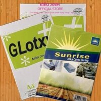Tệp 100 Bìa Kiếng Mika Bóng Kính A4 Ban Mai VBA - KA