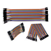 Tệp 40 Sợi Dây Nối 40P 7 Màu - Dây Cắm TestBoard - 30cm • Đực Đực