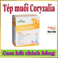 Tép Muối Coryzalia Hộp 15 và 30 Ống Cho Bé Hay Bị Chảy Mũi Dẫn Đến Ho Có Đờm