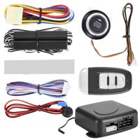 Terisass Universal Car Door Lock Vehicle Keyless Entry System Auto Remote Central Kit with Remote Control Box Controllers 12V Car Alarm System Engine