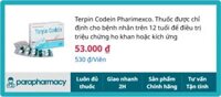 Terpin Codein Pharimexco 10 vỉ x 10 viên – Điều trị ho khan kích ứng