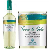 Terre di Sole Bianca – Vang trắng Cantine SanPancrazio Puglia Italia 750ml x 6 chai 12,5%vol nhập khẩu