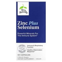 Terry Naturally Zinc Plus Selenium 60 Capsules