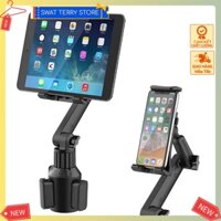 [TerryStore] Giá đỡ điện thoại, máy tính bảng đặt khay để cốc trên ô tô có thể xoay