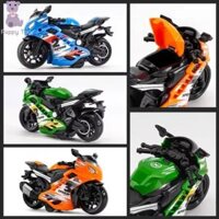 TESDFD Đồ chơi xe Mô hình xe máy hợp kim Thu nhỏ Đúc khuôn Đồ chơi xe máy kéo lùi Đồ chơi học tập sớm Quán tính Đồ chơi mô phỏng xe máy Đồ chơi trẻ em