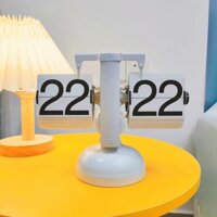 TessaHome Đồng hồ lật Số lượng lớn chạy bằng pin Mặt bàn thép không gỉ 304 cổ điển cho văn phòng tại nhà 24 giờ