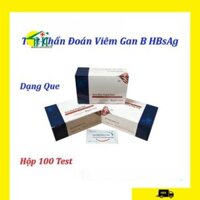 Test Chẩn Đoán Viêm Gan B HBsAg Rapid Test Strip Healgen 3mm (Dạng Que) Hộp 100 Test