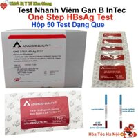 Test Nhanh Viêm Gan B HbsAg Intec Hộp 50 Que One Step HBsAg Test