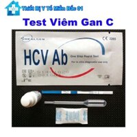 Test Thử Nhanh Virus Viêm Gan C - HCV 5m (Healgen) Hộp 50 Test