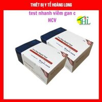 Test Thử Nhanh Virus Viêm Gan C - HCV 5m (Healgen) Hộp 50 Test