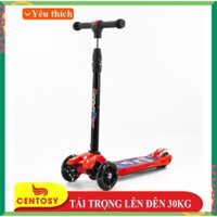 test Xe Trượt Scooter 5688 Đỏ - Dòng sản phẩm cao cấp dành chuyên dành cho trẻ em 3 đến 9 tuổi