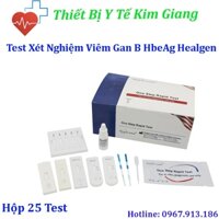 Test Xét Nghiệm Viêm Gan B HbeAg Healgen Hộp 25 Test