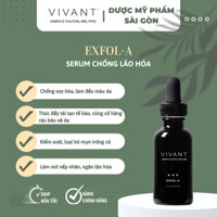 TESTER - Serum Vivant Skincare Exfol-A giảm nếp nhăn, sẹo mụn và tăng sắc tố 29.6ml