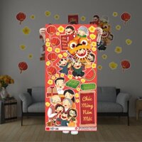 TẾT 06 - Decal dán tường, cửa kính trang trí - Decoration Sticker