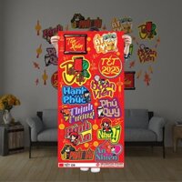 TẾT 09 - Decal dán tường, cửa kính trang trí - Decoration Sticker