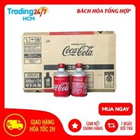 [TẾT 2022 - GIẢI KHÁT MÙA LỄ HỘI] Thùng 24 lon coca cola chai nhôm nắp vặn Nhật Bản (Chai 300ml)