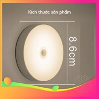 tet Đèn cảm biến chuyển động dán tường cầu thang tủ quần áo, Đèn Led cảm ứng sạc USB tiết kiệm điện
