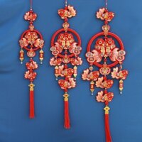 Tết Nguyên Đán 2025 Lễ Hội Mùa Xuân Tết Nguyên Đán Trang Trí Phòng Khách Năm Rắn Nhà Mới Tiêu Pháo Đèn Lồng Dây Cá Mặt Dây Chuyền 3.15.06