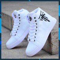 Tết Tết Xả Mới - Giày cao cổ nam trắng - Giày thể thao nam sneaker cao cổ GC205 Giày nam siêu Hot 2020 AL6 * . '