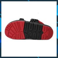 Tết Tết Xả Mới - Giày Sandal Vento Nam/ Nữ - Dây khóa bấm- NV 1002 - Đen Đỏ AL6 . '